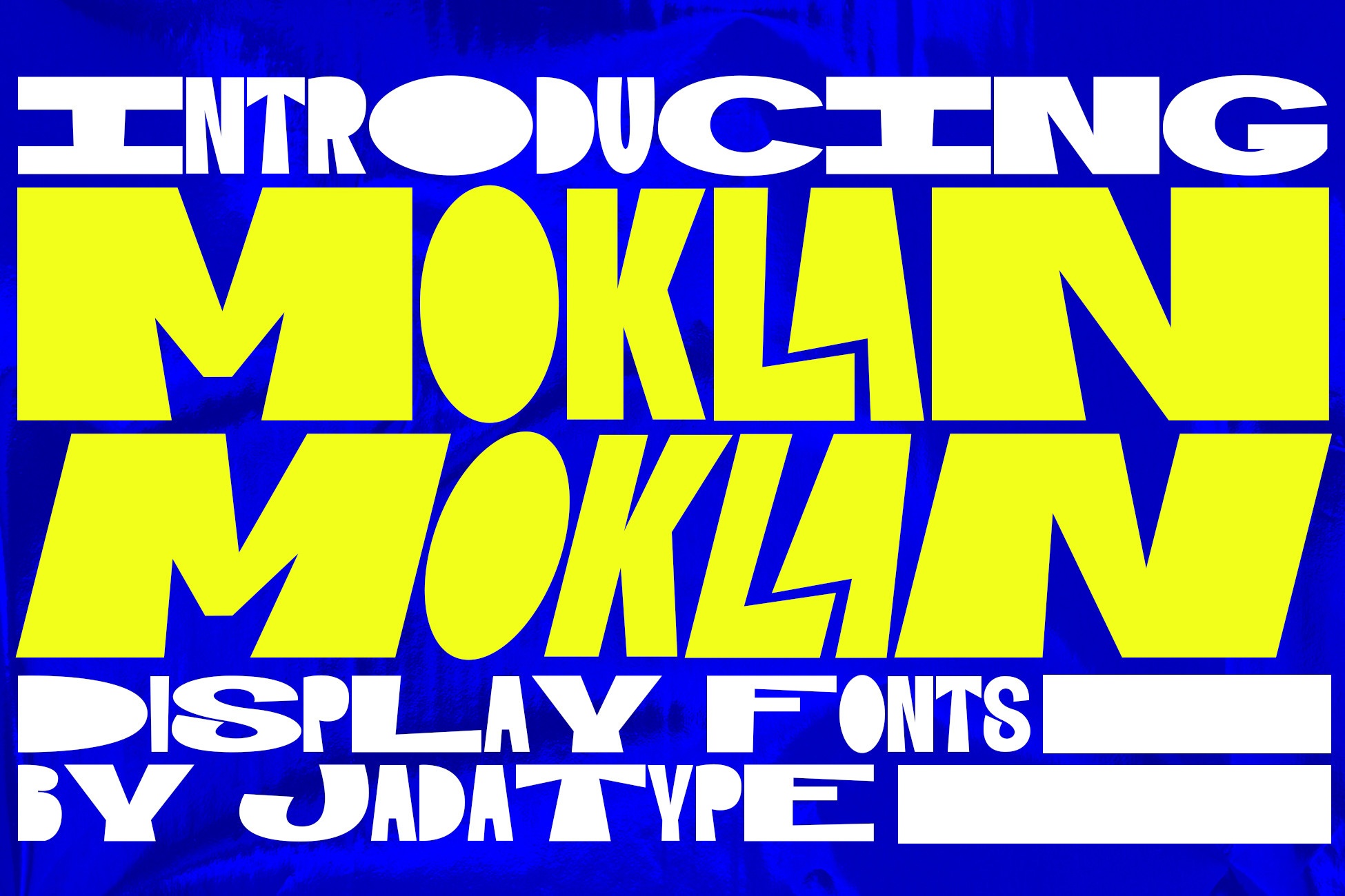 Moklan Italic Font preview